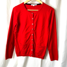 Boden Womens Red Cardigan Sweater Top Sz US 8 - $15.00