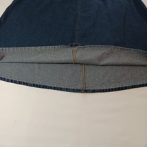 Denim 24/7 Women's Cotton Blue Front Zipper Pockets Denim Skirt Size H8 image 9