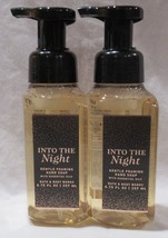 Bath &amp; Body Works Gentle Foaming Hand Soap ess. oils Lot Set of 2 INTO THE NIGHT - £18.64 GBP