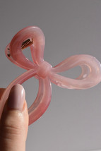 Pink Long Tail Bow Knot Shape Claw Clip - $52.86 MXN