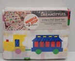 Dreamstyles Vintage Whistlestop Trains 4 Piece Full Sheet Set New NOS Da... - £78.91 GBP