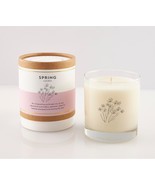 Scripted Fragrance Spring Seasonal  Soy Candle 8oz in reusable Rock Glas... - $28.03