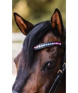 Bedazzled Rainbow Crystal Bling Wave Browband/Bridle/Headstall With Free... - $54.03