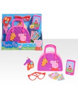 Peppa Pig Bag Set, Dress Up &amp; Pretend Play, Kids Toys for Ages 3 Up by J... - £21.96 GBP