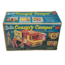 Vintage 1970&#39;s Mattel Barbie Country Camper Rv Motor Home In Original Box Fire - £74.07 GBP