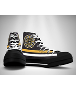 Boston Bruins Printed Canvas Sneaker Shoes - £31.32 GBP+