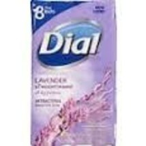 Dial Lavender &amp; Twilight Jasmine Antibacterial Deodorant Soap, 8 Count - £31.89 GBP