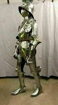 Medieval Gothic Full Body Suit Of Armor Battle Knight Reenactment Armor Costume - $1,233.01