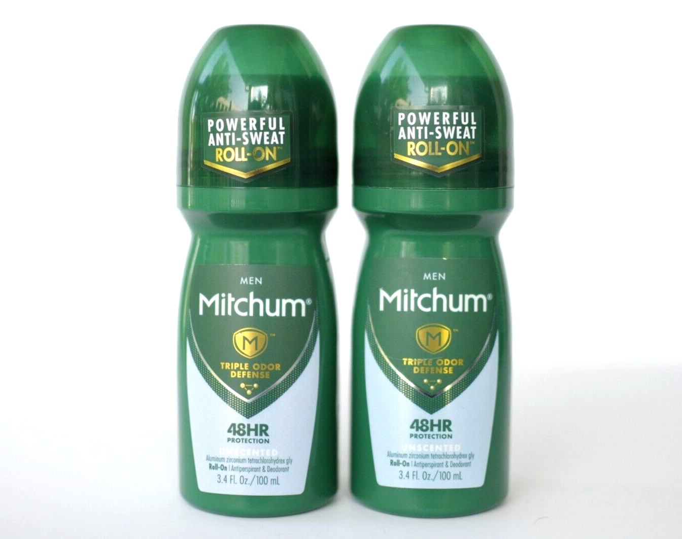 Mitchum Men Anti-Perspirant Deodorant Roll-On Unscented 48 HR 3.4 oz Lot... - $21.99