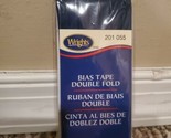 Wrights Bias Tape Double Fold 201 055 Navy New - £5.24 GBP