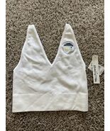 Wall Flower White Insta Smooth Seamless Ribbed Bralette Size XS Pull Over - $11.03 CAD