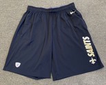 NFL New Orleans Saints Equipment Training Nike Dri-Fit shorts Mens Short... - $23.38