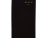 AT-A-GLANCE Fine Diary 2024 Weekly Monthly Diary Black Pocket 3 x 6 Weekly - $24.74