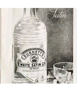 1951 Burnett&#39;s White Satin Gin London Advertisement Sphere UK Distillery... - $376.02 MXN