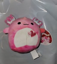 Squishmallows Valentine&#39;s Squad Aleka the Axolotl 5&quot; New - $21.73