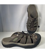 Keen Newport Slides Sandals Mens 12 Hiking Shoes Brown Black Water Close... - $39.59