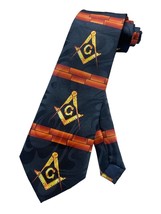 Steven Harris Mens Freemasonry Masons Masonic Necktie | Black | Neck Tie - $19.79