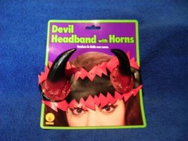 New Rubies Devil Horns  Headband with Horns Halloween FUN   - £3.89 GBP