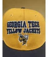 Vintage Georgia Tech Yellow Jackets The Game Strapback Hat Cap Yellow Bl... - £17.59 GBP
