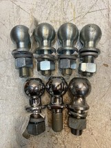 7 Quantity of Assorted 2&quot; 5,000 lbs Trailer Ball Hitches 2-1/8&quot; Shank (7... - $89.99