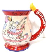 Blue Sky Heather Goldmine The Official Birthday Girl Lg Coffee Cup - $20.56 CAD