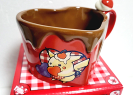 Pokemon Center Chocolate Mug Pikachu Heart valentine&#39;s day limited 2024 - £40.67 GBP