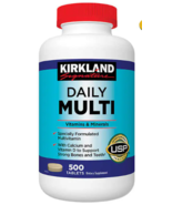 Kirkland Signature Daily Multi, 500 Tablets Multivitamin with Calcium Vi... - £15.69 GBP