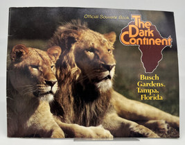 Busch Gardens Official Souvenir Book The Dark Continent Early 1980 Tampa Florida - £9.86 GBP