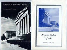 2 National Gallery of Art Booklets 1960&#39;s Washington DC  Guides  - $17.82