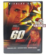 Gone in 60 Seconds DVD starring Nicolas Cage - used  - $4.95