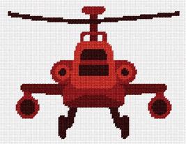 Pepita needlepoint kit: Red Toy Helicopter, 9&quot; x 7&quot; - $50.00+