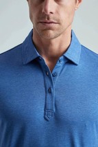 Raffi Men&#39;s Short Sleeve Polo Shirt Pool - $56.00