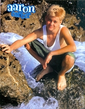 Aaron Carter - singer - barefoot - 11" x 8" Teen Magazine Pinup Mini Pos... - $19.94