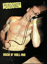 Black Flag Henry Rollins 1986 full page color pin-up photo - £3.32 GBP