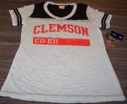 Women&#39;s Teen Vintage Style Clemson Univeristy Tigers T-SHIRT Large New w/ Tag - £15.82 GBP