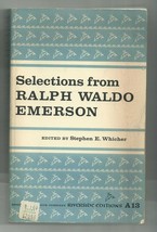 Selections From Ralph Waldo Emerson Pb Ex++ 1960 Little Read - £11.44 GBP