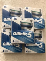  Gillette5 For Mens  - 4 Cartridges  Each - ( Pack  Of 5) - £35.66 GBP