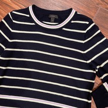 J. Crew Merino Wool Lightweight Striped Sweater Medium - £16.23 GBP