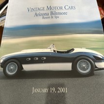 Vintage Motor Cars Arizona Biltmore Resort &amp; Spa RM Auctions January 19, 2001 - £9.54 GBP