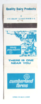 Cumberland Farms - Dairy Store Advertisement 20 Strike Matchbook Cover - £1.18 GBP