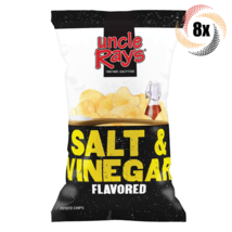 8x Bags Uncle Ray&#39;s Salt &amp; Vinegar Flavored Potato Chip | 3oz | Fast Shi... - £22.04 GBP