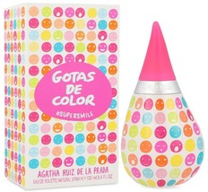 Gotas De Color #Supersmile * Agatha Ruiz De La Prada 2.7 Oz / 80 Ml Edt Women - £24.19 GBP