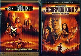 Scorpion King 1-2-3: Rise Of The Warrior The Rock &amp; Randy Couture New 3 Dvd - £23.32 GBP
