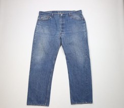 Vintage 90s Levis 501xx Mens 42x30 Distressed Button Fly Original Fit Jeans USA - £100.75 GBP