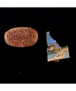 Vintage Idaho Jaycees Potato State Pins Lot of 2 - €15,57 EUR
