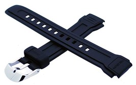 Casio Protrek PRG-40-3V Replacement Black Silicone Watch Band - £15.63 GBP