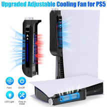 Upgraded Cooling Fan for PlayStation 5 PS5 Accessories 3-Speed Adjustabl... - £34.59 GBP