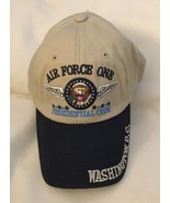 AIR FORCE ONE 1 PRESIDENT USA CREW HAT EAGLE SEAL CAP WHITE HOUSE FLAG M... - $16.88