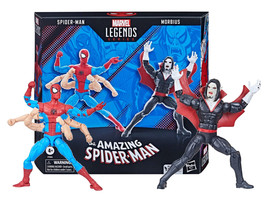 Marvel Legends Series The Amazing Spider-Man &amp; Morbius 6&quot; Figures Mint in Box - £39.06 GBP