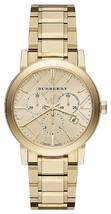 Burberry BU9033 The City Champagne Dial Gold-Tone Unisex Watch - £454.12 GBP